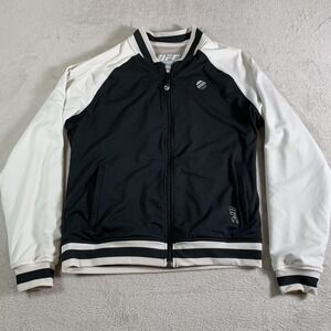 UFC Jacket Mens Small Black White‎ Ultimate Fighting Championship Track Zip Up